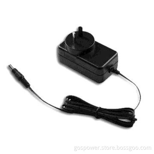 30W AC/DC Plug-in Adapter with 90 to 264V AC Input Voltage Range and 47 to 63Hz Frequency Range